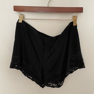 Joie silk shorts, size